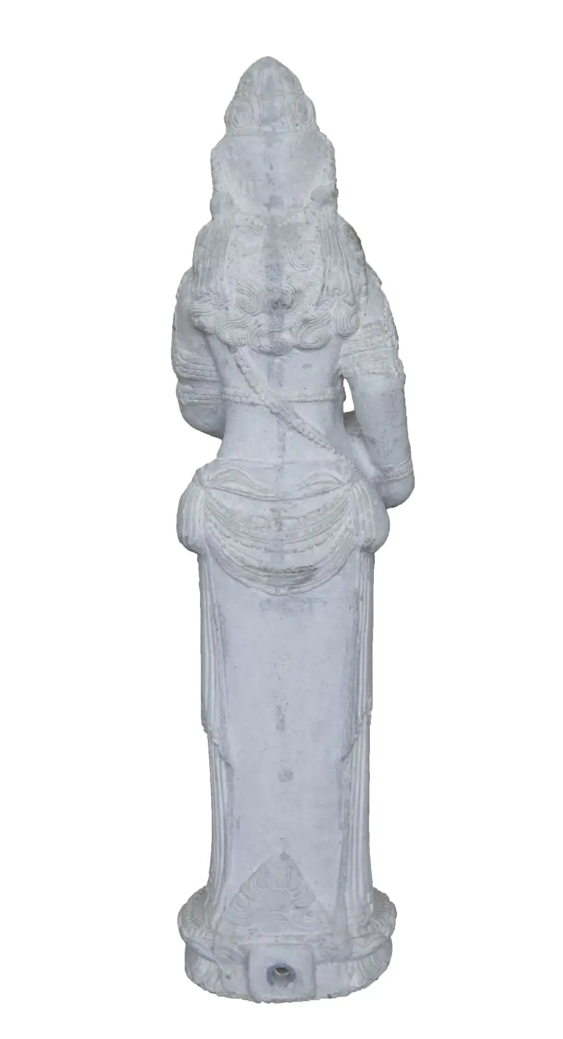  Product image 5 of the product “Standing Dewi Sri, cast stone, 123cm height, Natural ”